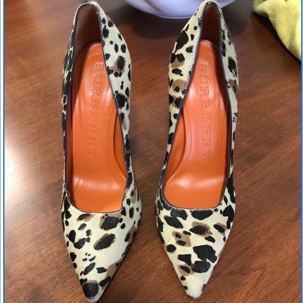 Burberry Cheetah heels